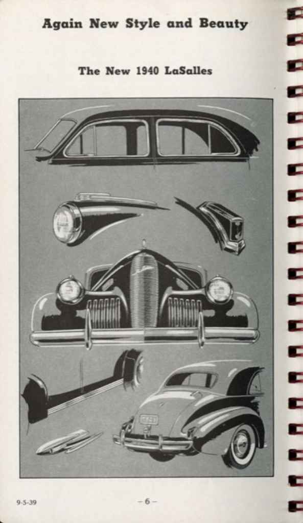 1940 Cadillac LaSalle Data Book Page 21